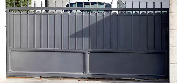 Metal Driveway Gate Installation Edgewater